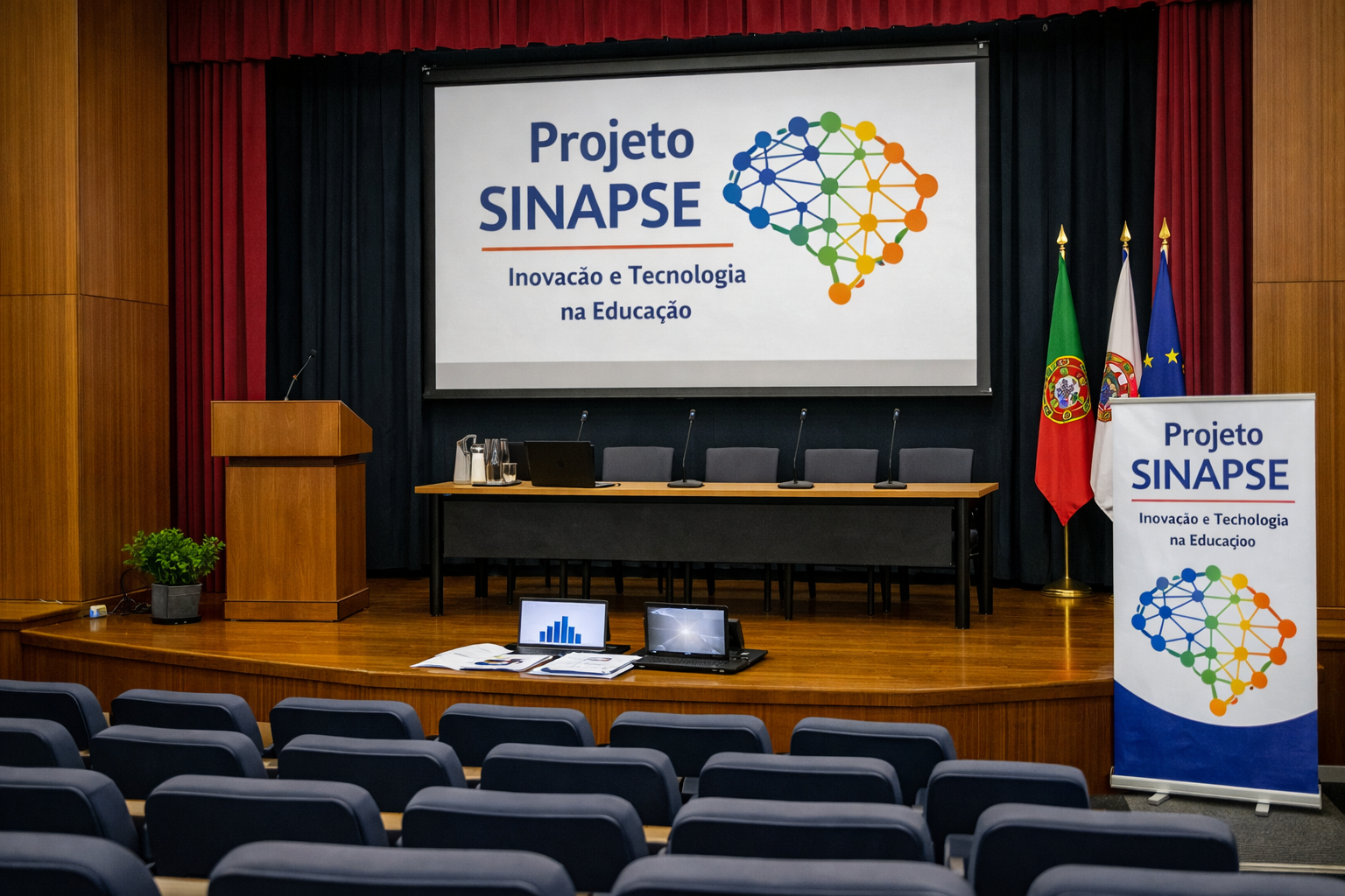 Reunião de lançamento do Projeto SINAPSE na Escola Secundária de S. Pedro da Cova